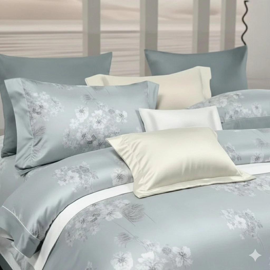 Bộ Ga Chun Chần Có Chăn TB-48 Bộ Ga Chun Chần Có Chăn TB-48