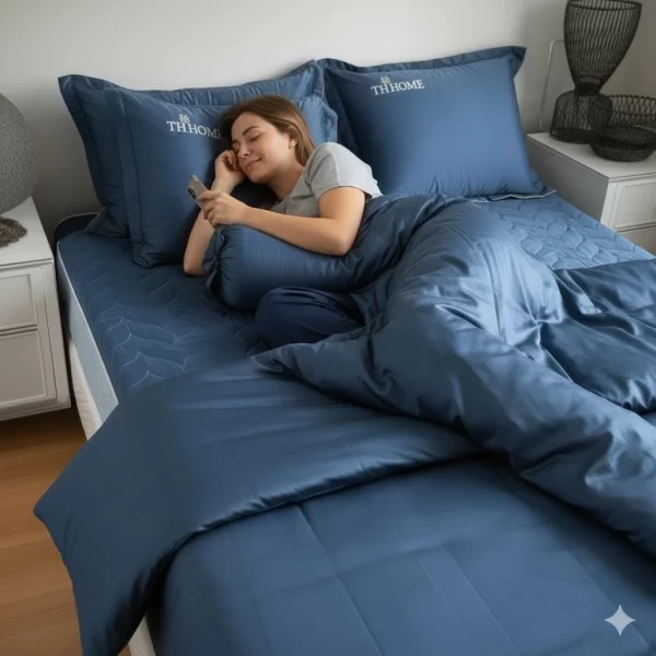 Bộ Ga Chun Có Chăn T6-21