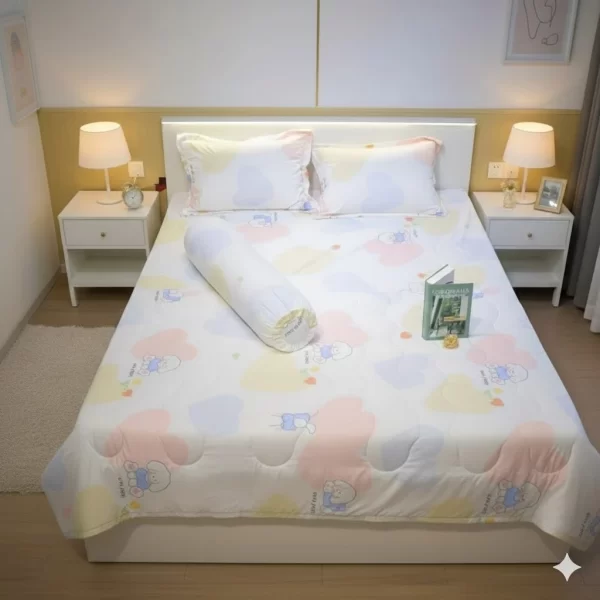 Bộ Ga Chun Có Chăn 060