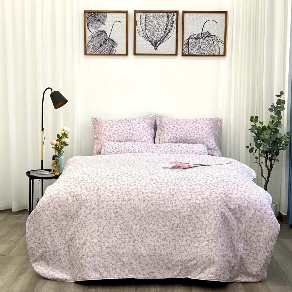 Chăn bốn mùa MicroTencel Hồng in Hoa K-Bedding KMTP113