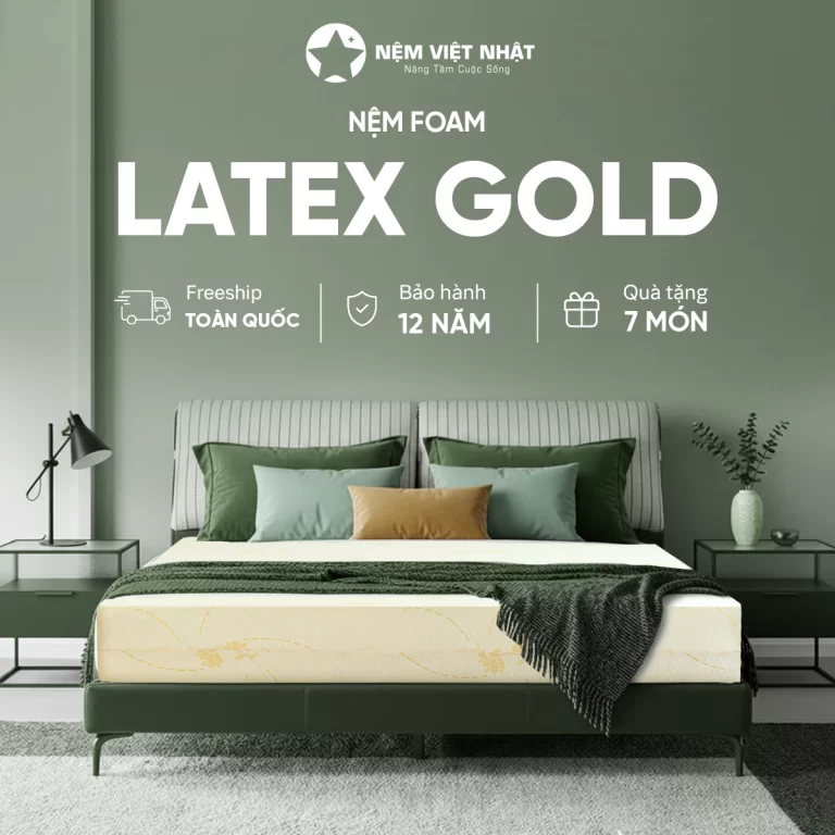 Nệm Foam Việt Nhật Latex Gold Nệm Foam Việt Nhật Latex Gold