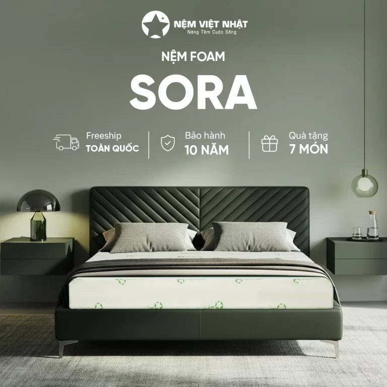 Nệm Foam Việt Nhật Sora Nệm Foam Việt Nhật Sora