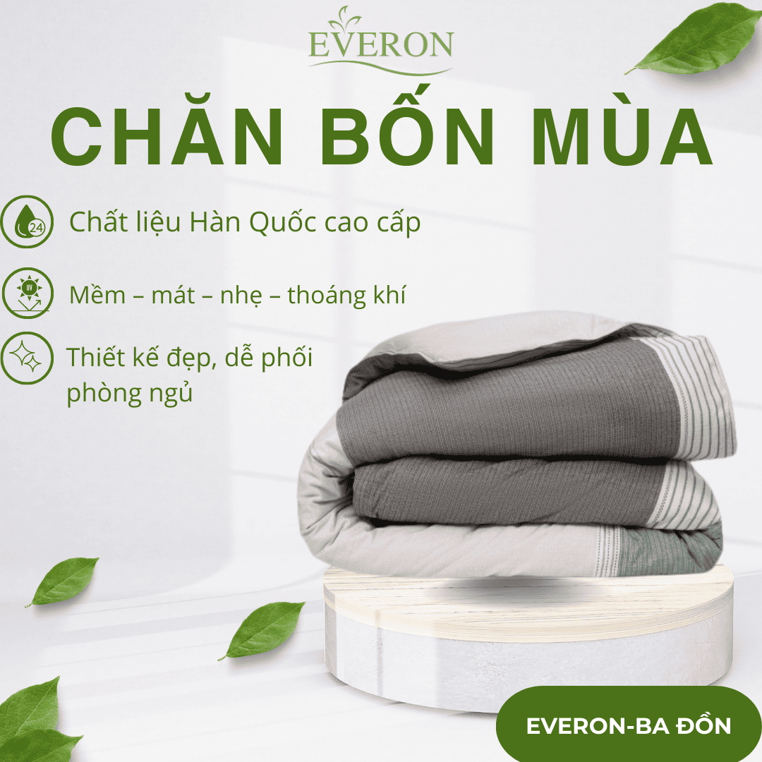 Chăn bốn mùa Everon Dải Màu Mạnh Mẽ - EPM25043 Chăn bốn mùa Everon Dải Màu Mạnh Mẽ - EPM25043