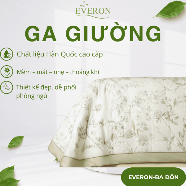 Ga giường Everon Sách Hoa - EPC26014