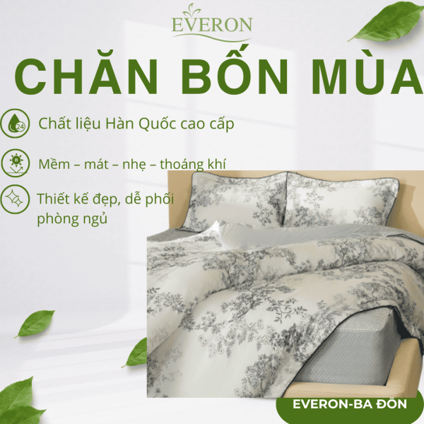 Chăn bốn mùa Vườn cổ điển - EPC26012