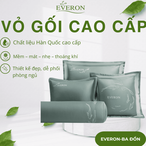 Bộ chăn ga chun chần Mặt hồ xanh - ESB26005