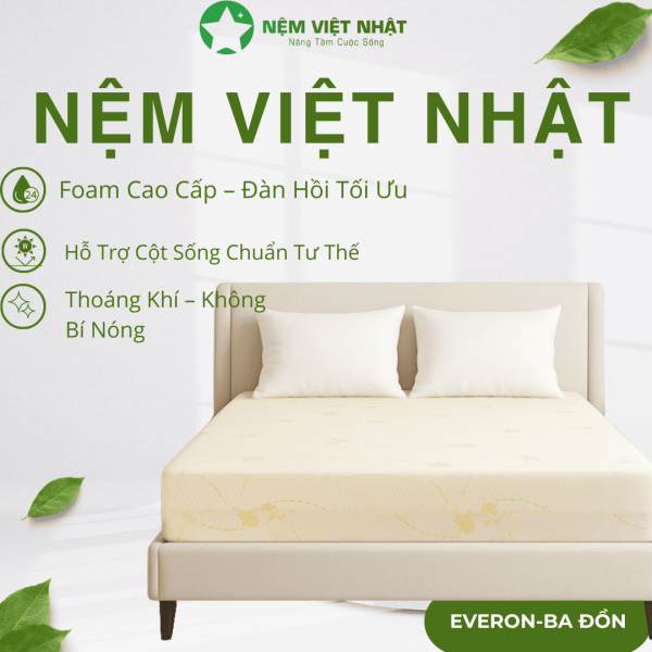 Nệm Foam Việt Nhật Latex Gold