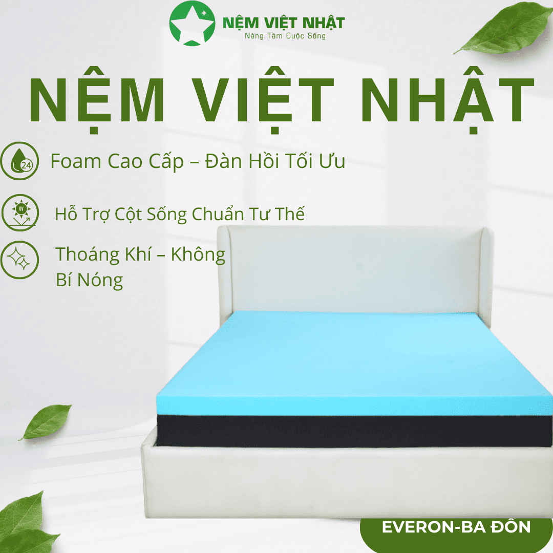 Nệm Foam Đa Tầng Việt Nhật Enzo Nệm Foam Đa Tầng Việt Nhật Enzo
