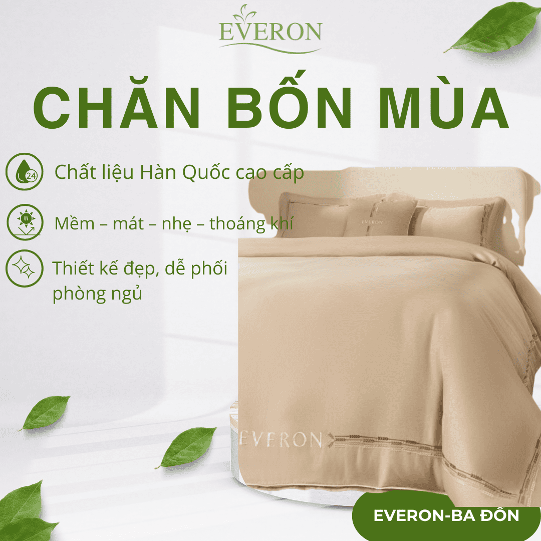 Chăn bốn mùa Everon Cánh đồng vàng - ESTMC26006 Chăn bốn mùa Everon Cánh đồng vàng - ESTMC26006