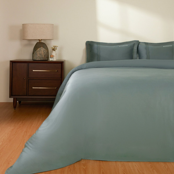 Bộ chăn ga chun chần Gợn sóng biếc - ESB26010 Bộ chăn ga chun chần Gợn sóng biếc - ESB26010