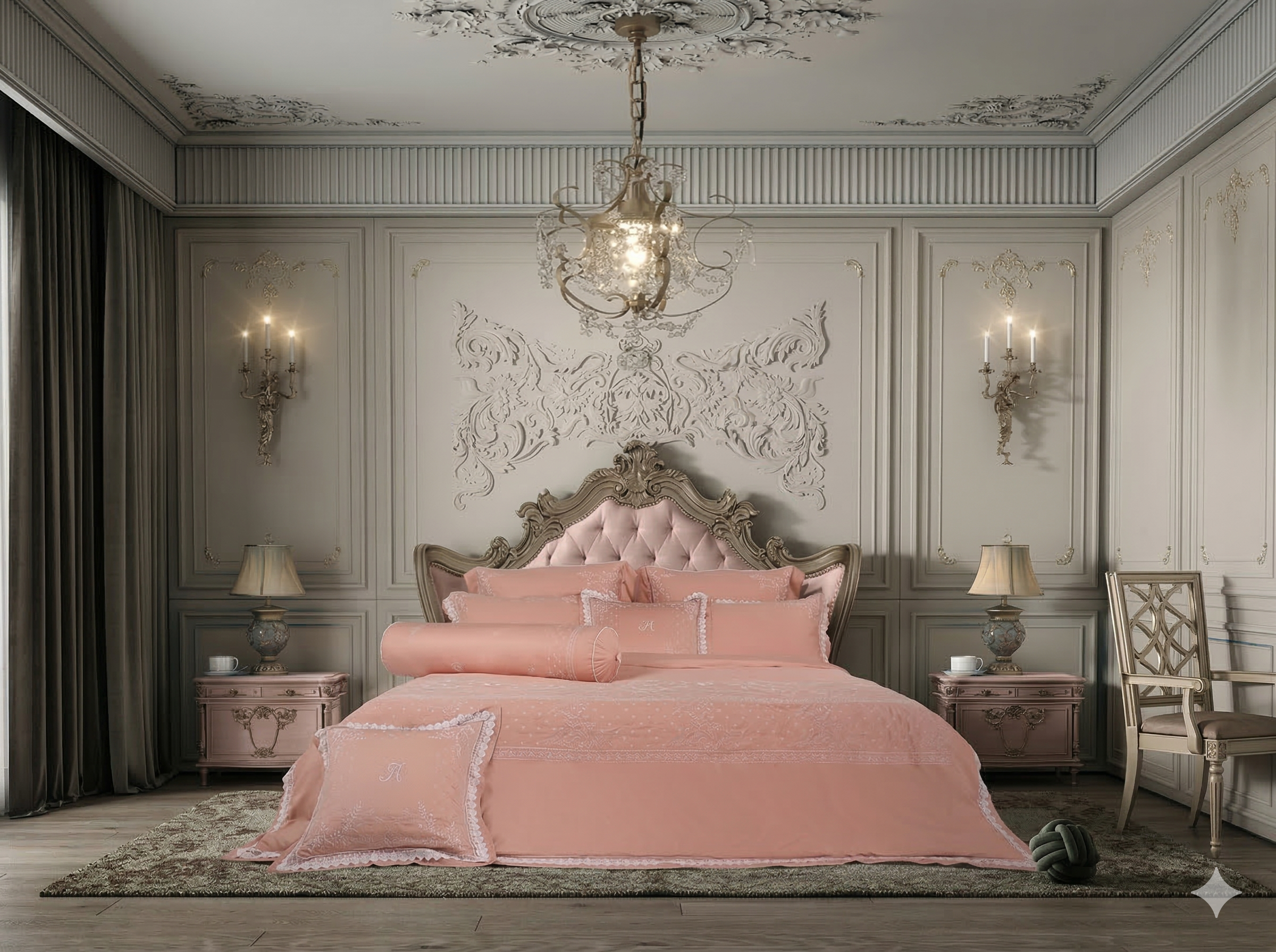 Bộ chăn ga gối Everon Apricot – ASHM24101