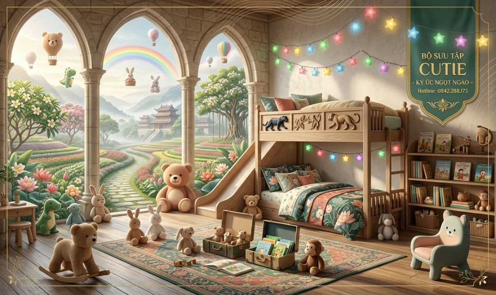 Bộ sưu tập cutie mới nhất chuẩn đẹp cho phòng bé