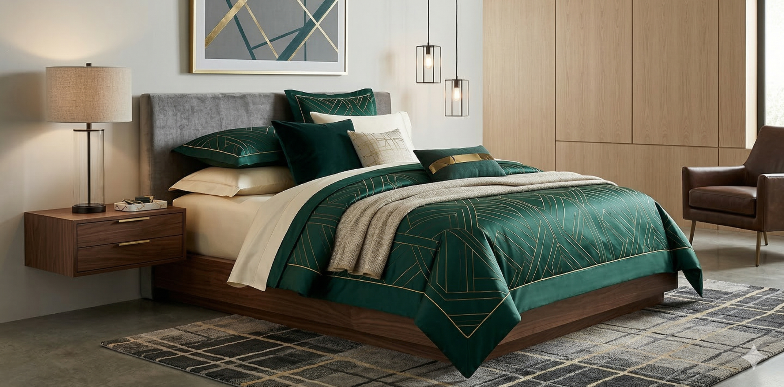 Những bộ chăn ga giúp phòng ngủ trở nên sang trọng hơn nhưng vẫn giữ nét cổ điển