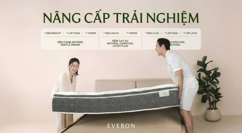 Đệm thương hiệu nào tốt nhất nằm ít đau lưng nhất