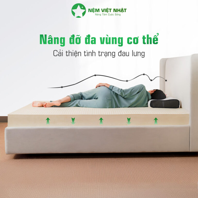 Nệm Cao Su Thiên Nhiên Việt Nhật Natural Nệm Cao Su Thiên Nhiên Việt Nhật Natural