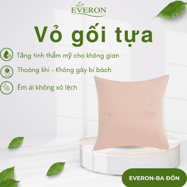 Vỏ gối tựa Khóm Hoa Rung Động