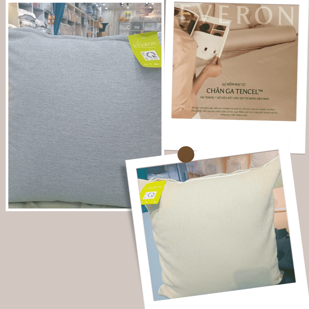 Gối tựa lưng Everon Cả vỏ & ruột, màu ngẫu nhiên