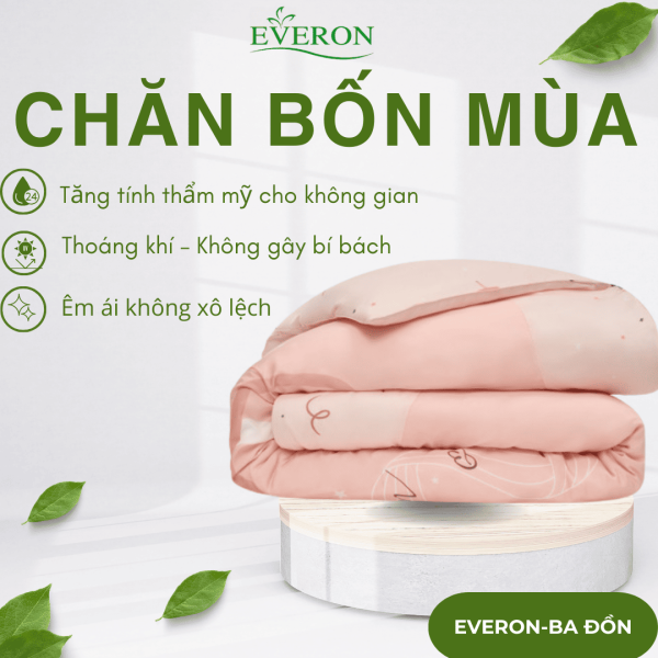 Chăn bốn mùa Everon Vũ Điệu Dịu Dàng - CPM25203